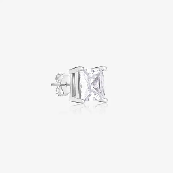 Square-Cut CZ Studs