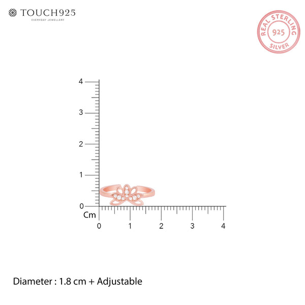 Blossom Whirl Toe Ring