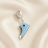 Blue Sneaker Shoe Pendant Charm