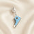 Blue Sneaker Shoe Pendant Charm