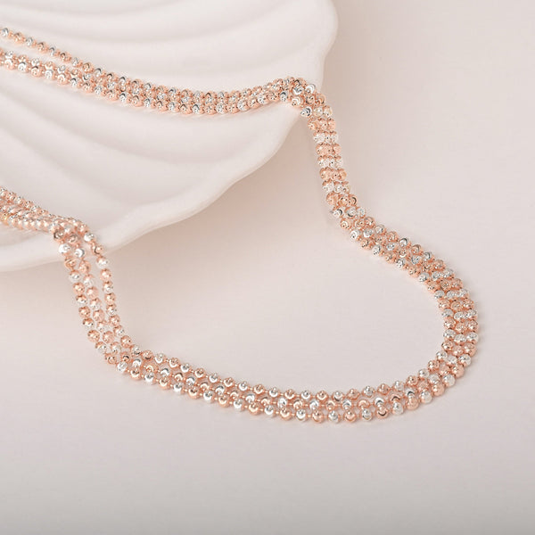 Dual-Tone Beaded Chain