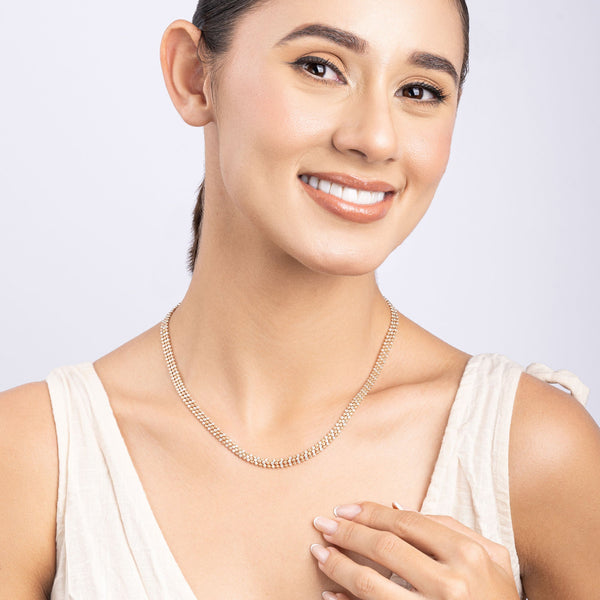 Dual-Tone Beaded Chain