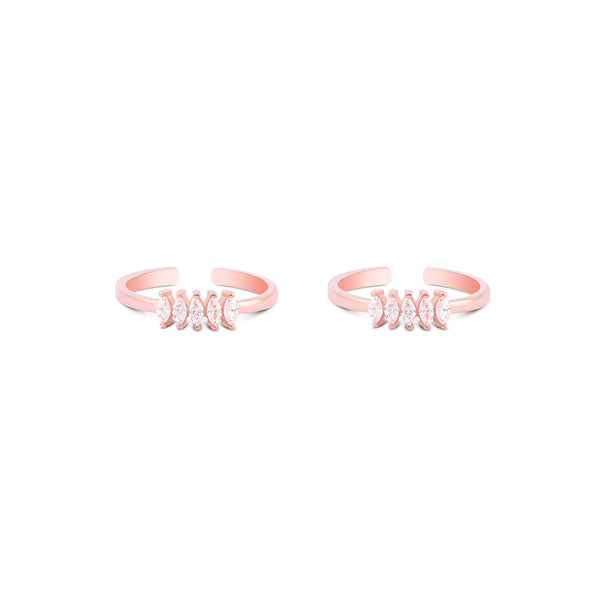 Glint Line Toe Ring