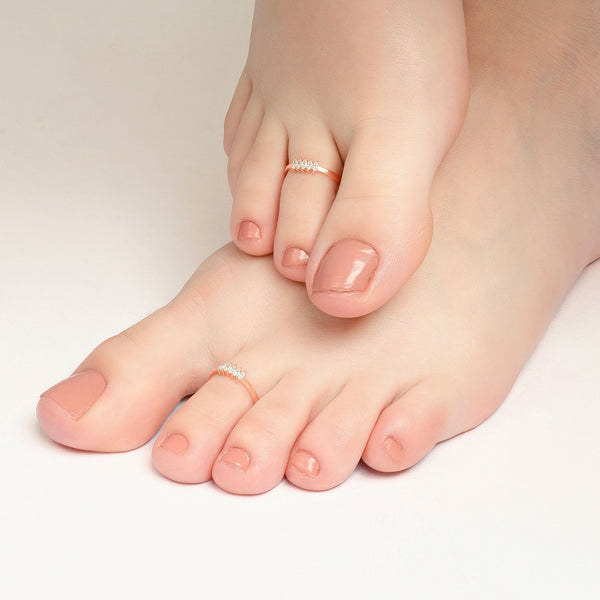 Glint Line Toe Ring