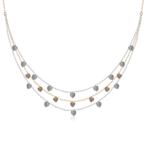 Layered Heart Necklace
