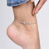 Round Dual Circular Anklet
