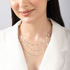 Hexa Charm Silver Necklace