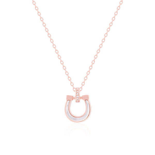 Horseshoe Pendant Necklace