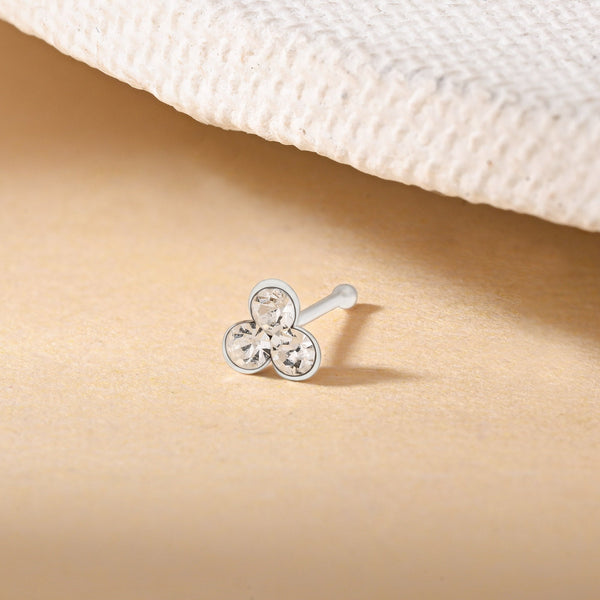Tri Cluster Nose Pin