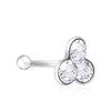 Tri Cluster Nose Pin