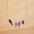 Colorful Bird Charm Necklace