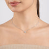 Crystal Solitaire Necklace