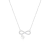 Infinity & Heart CZ Necklace