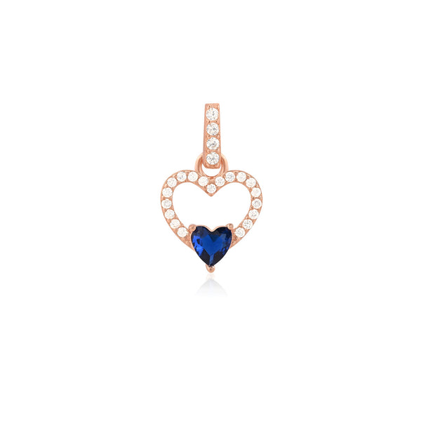 Heart CZ Pendant Set