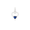 Heart CZ Pendant Set