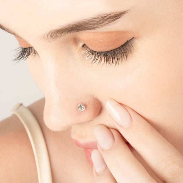 Sparkle Loop Nose Pin