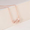 Infinity Pendant Necklace with CZ Stones
