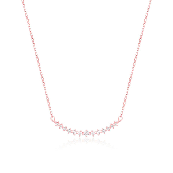 Curved Stone Bar Necklace
