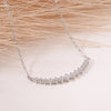 Curved Stone Bar Necklace