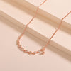 Heart Link Stone Necklace