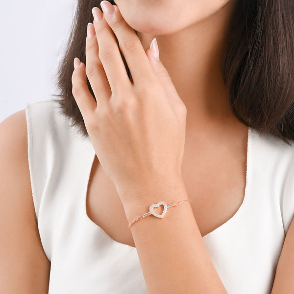 Eternal Heart Adjustable Bracelet