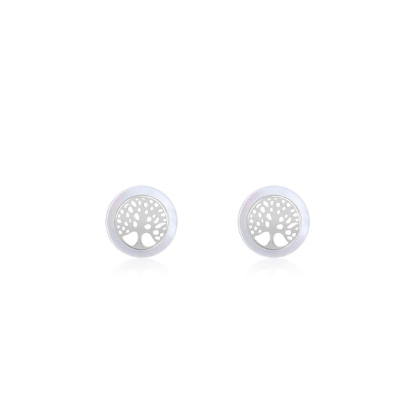 Tree of Life Silver Studs