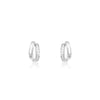 Interlinking Curve Silver Studs