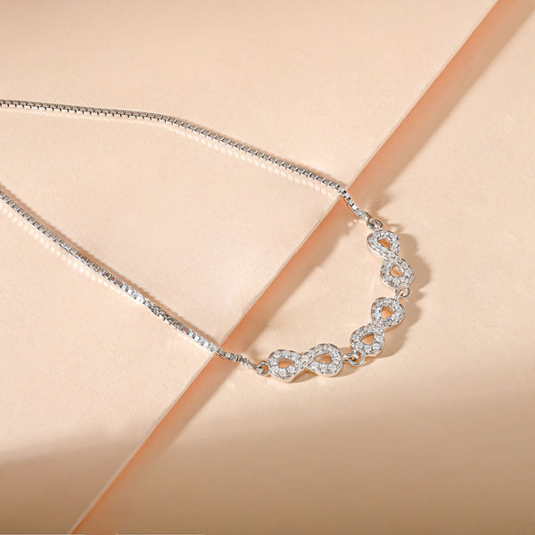 Infinity Silver Bracelet