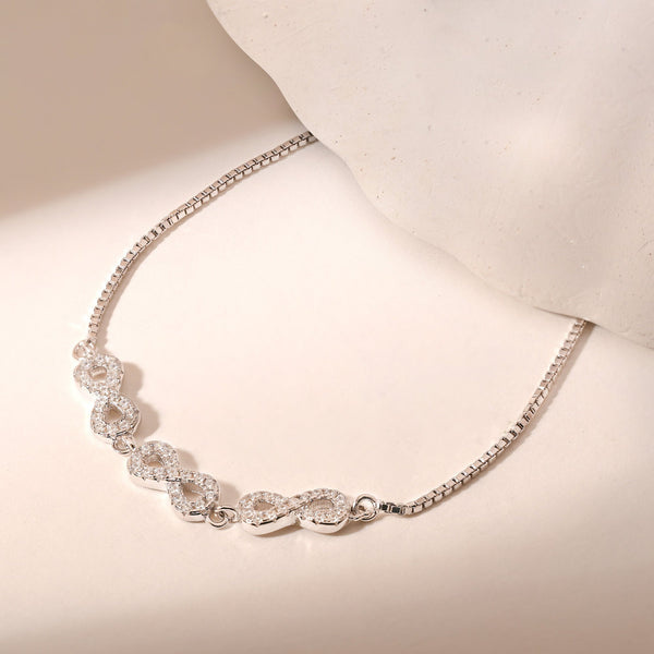 Infinity Silver Bracelet