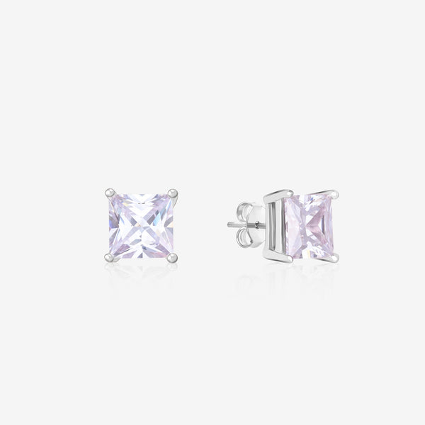 Square-Cut CZ Studs