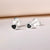 Pure Silver Heart Stud Earrings