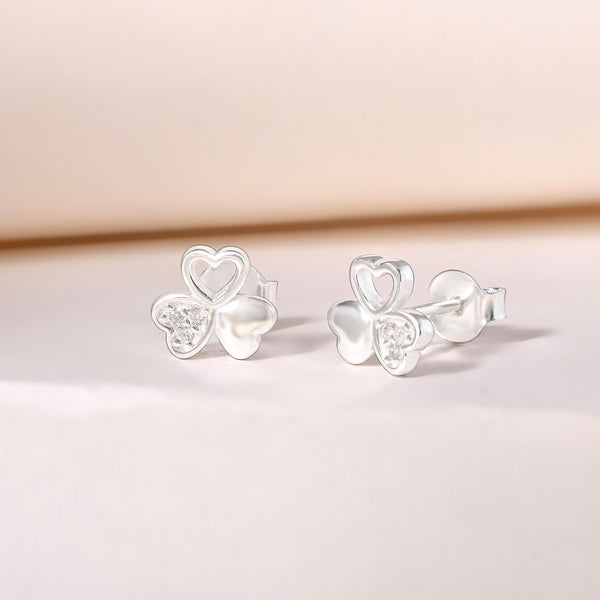 Triple Heart Earrings