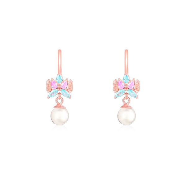 Pearl Drop Beads Earrings