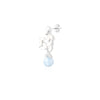 Pearl Beads Leaf Earring