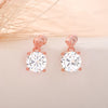 Solitaire Drop Earrings