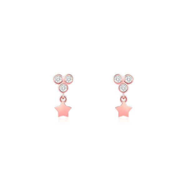 Star Dangle Stud Earring