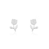 Floral Studs CZ Earrings