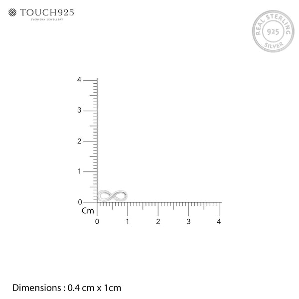 Infinity Stud Earrings