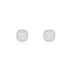 Halo CZ Stud Earrings