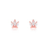 Triple Marquise Crown Stud Earrings