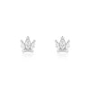 Triple Marquise Crown Stud Earrings