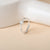 Solitaire Embrace Silver Ring