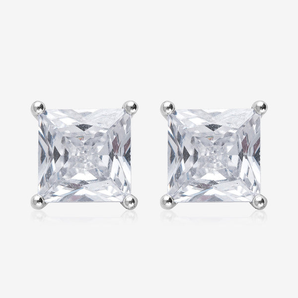 Square-Cut CZ Studs