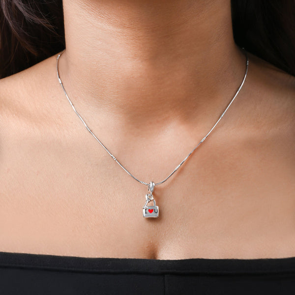 Love Lock & Key Pendant