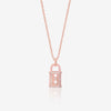 Padlock Silver Necklace