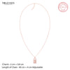 Padlock Silver Necklace