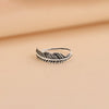 Oxidized Leaf Nose Ring