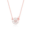 Daisy CZ Pendant Necklace