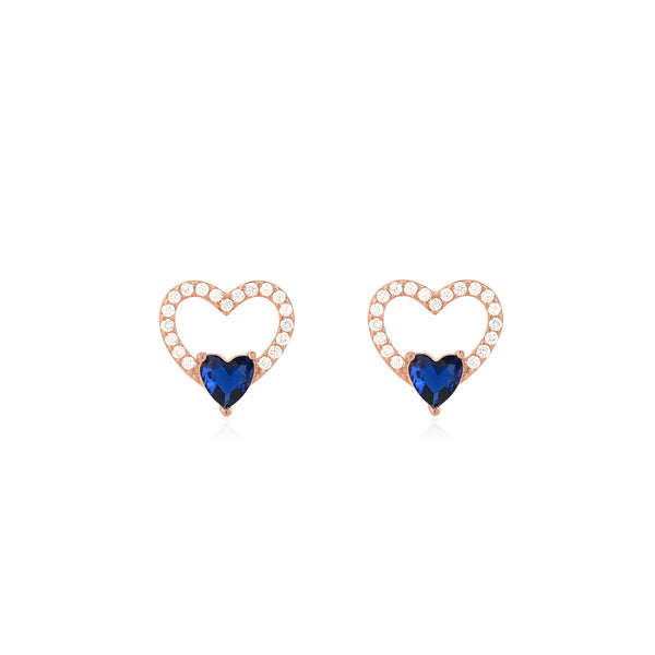 Heart CZ Pendant Set