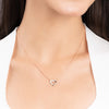 CZ Heart Pendant Necklace